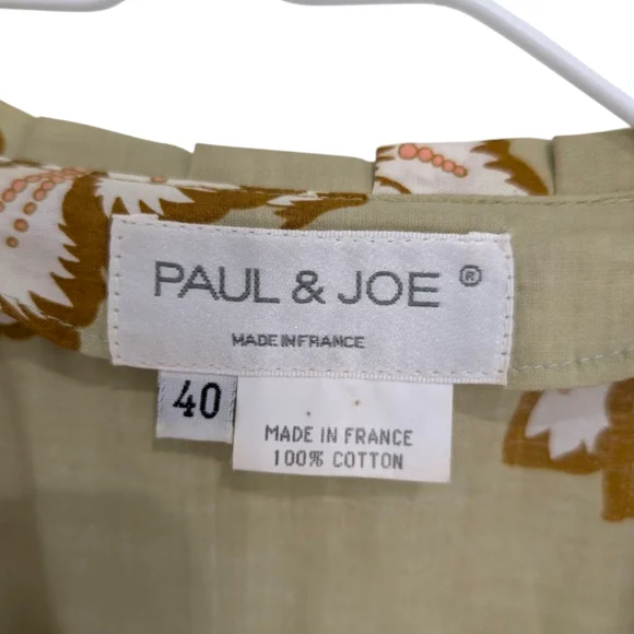 Paul & Joe Spring Floral Sleeveless Wrap Dress - 40 - Picture 3 of 4